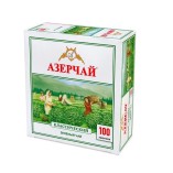 Азерчай чай зеленый, 100 пакетиков